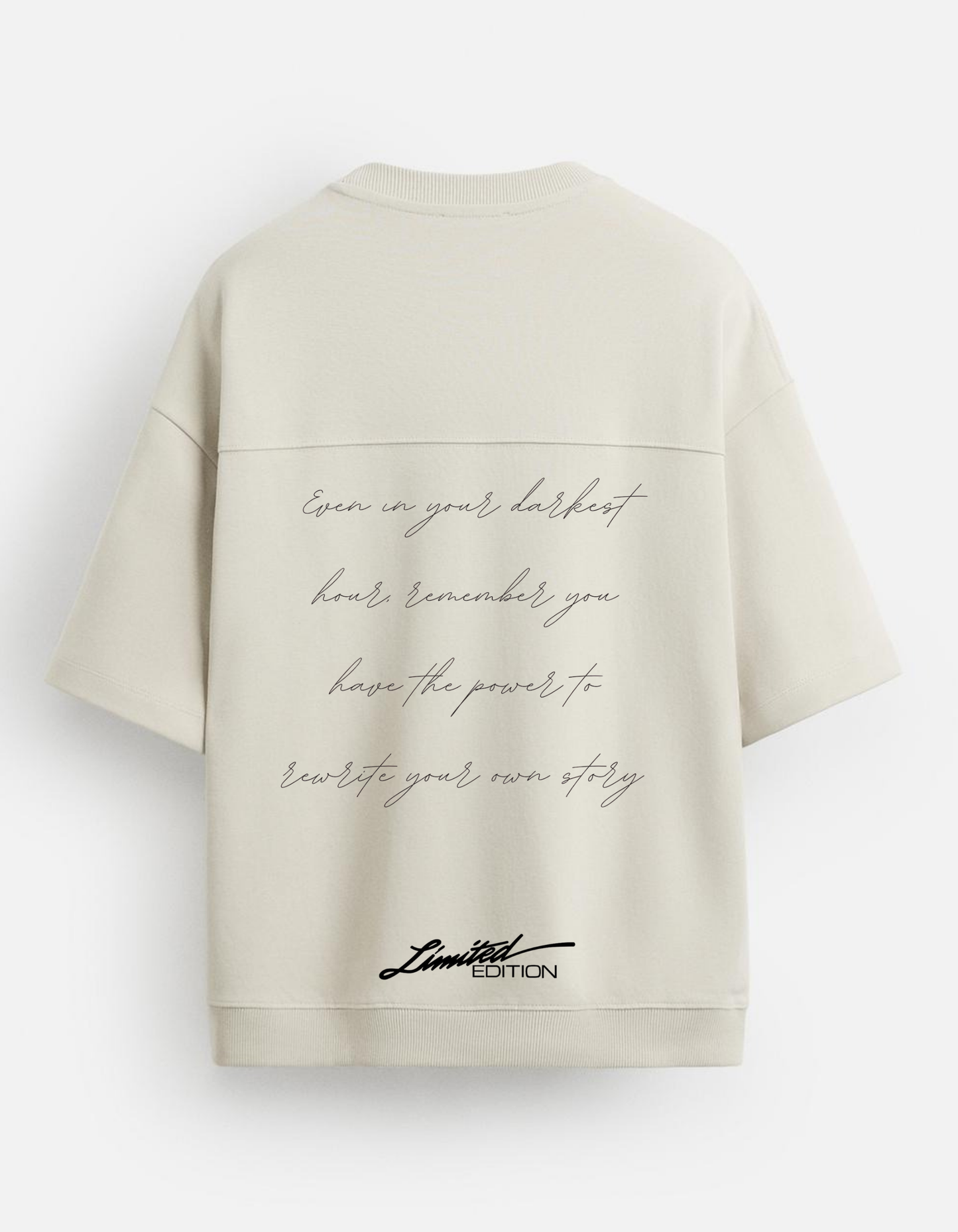 Chaos And A Quote Ribbed T-Shirt