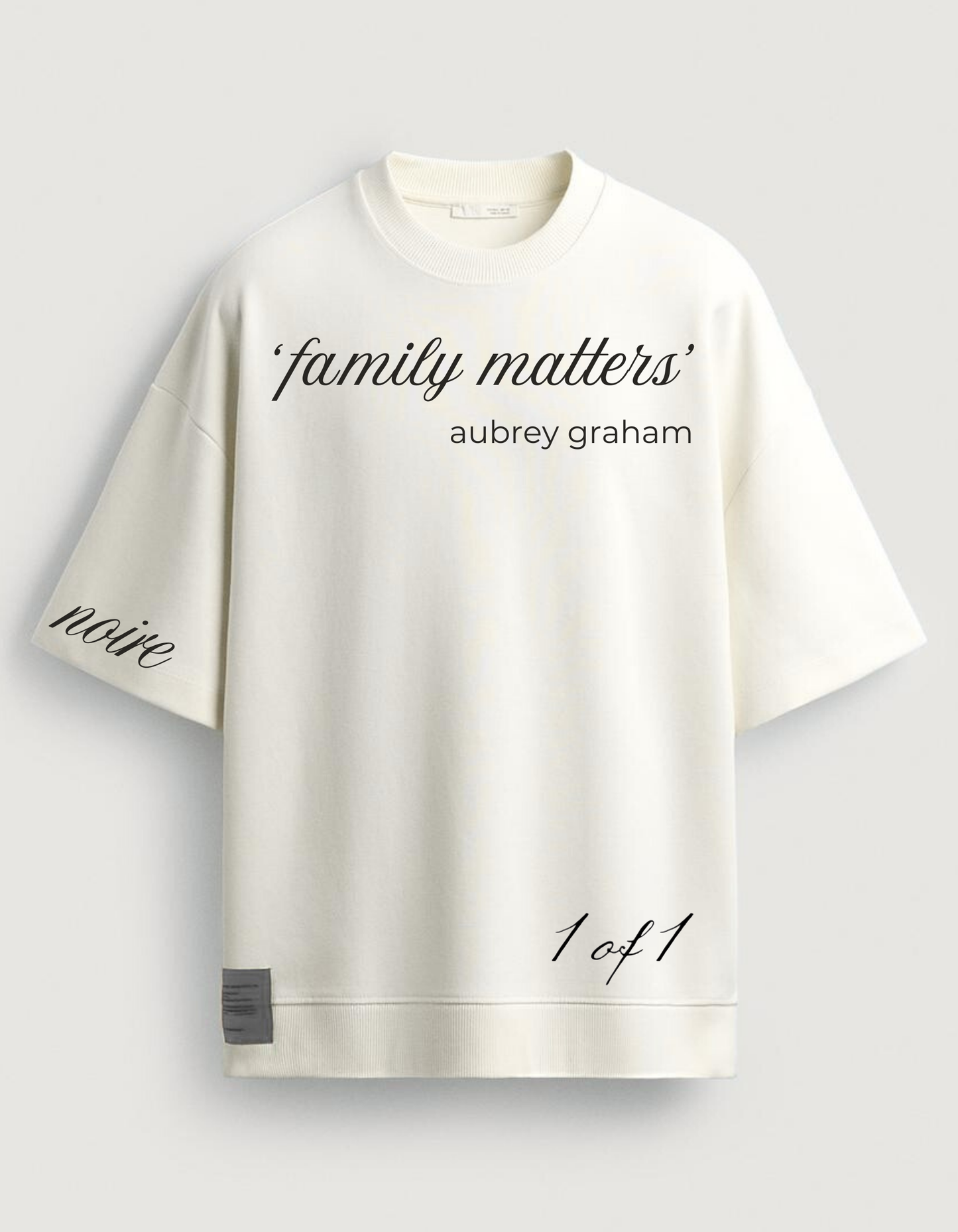 ‘Family Matters’ A Noire Original Ribbed T-Shirt