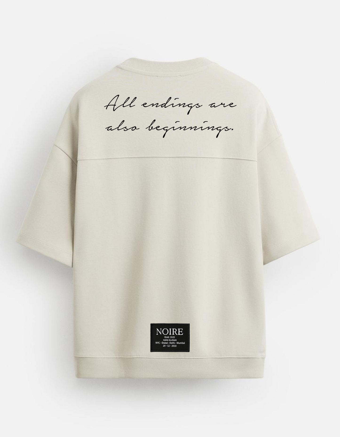 Can’t Wait For The End To Begin Ribbed T-Shirt