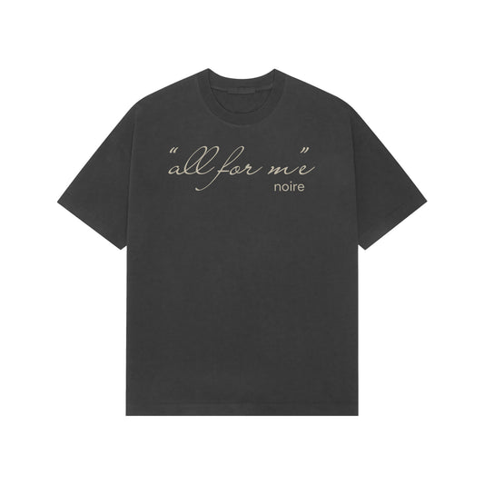 All For Me Premium Ribbed Oversized Tshirt
