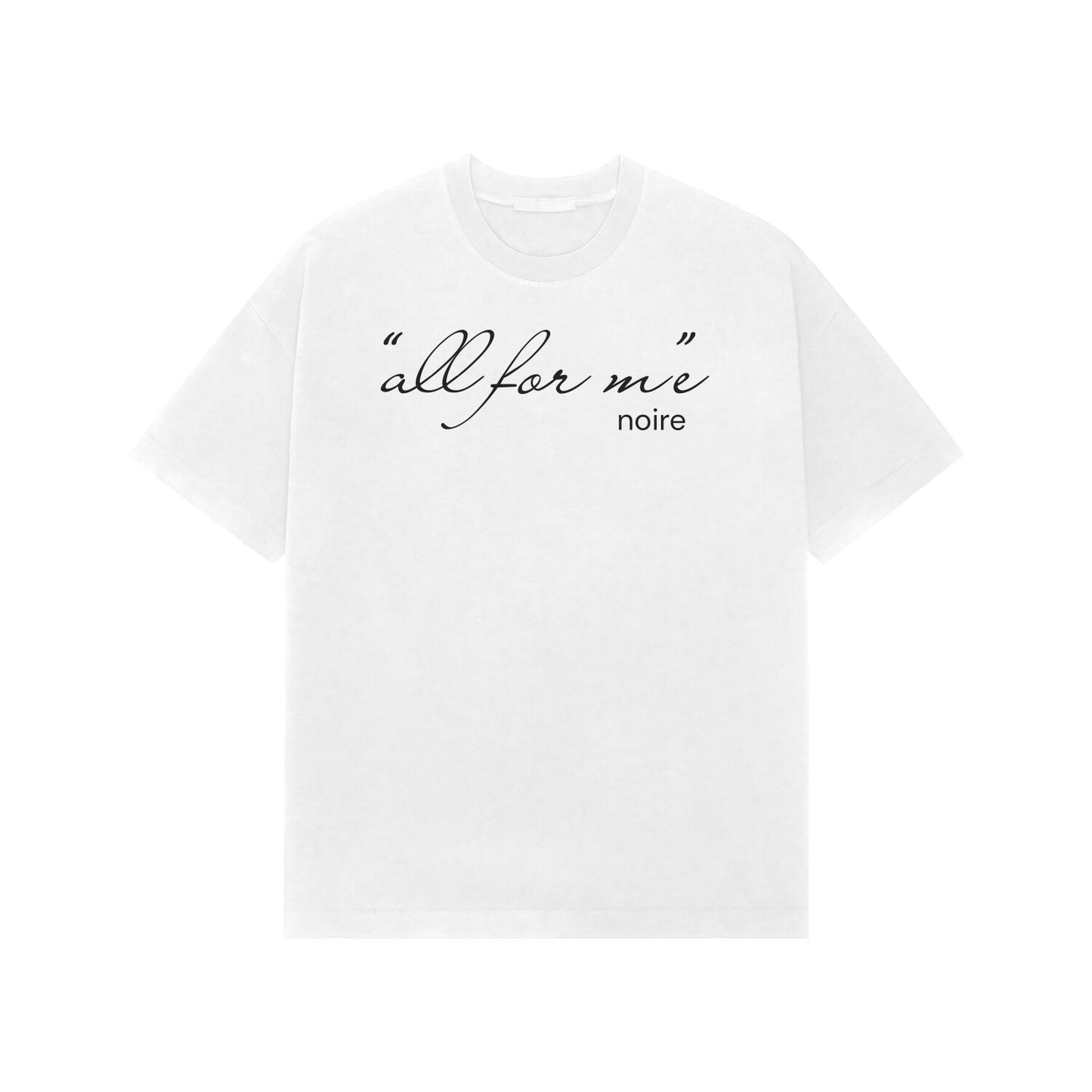 All For Me Premium Ribbed Oversized Tshirt