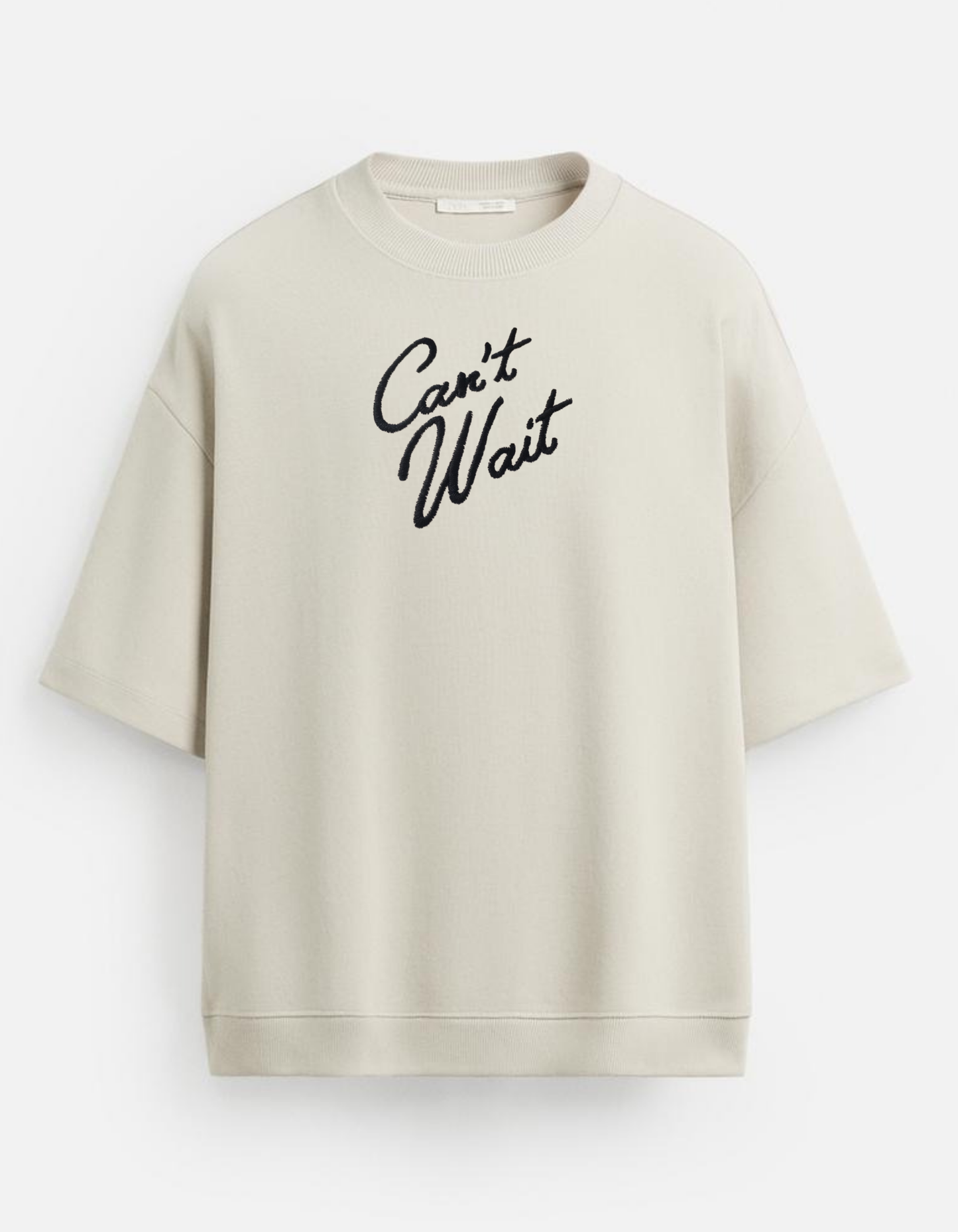 Can’t Wait For The End To Begin Ribbed T-Shirt